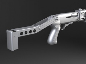 Spas12 Shotgun Modelo 3D