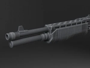 Spas12 Shotgun 3D Model