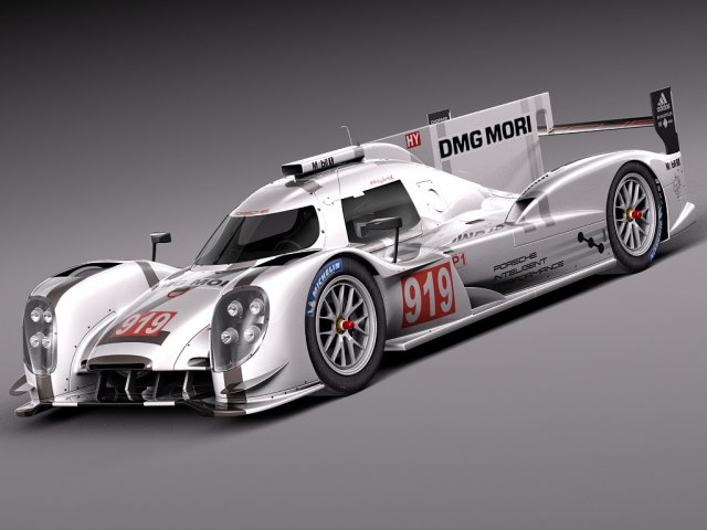 Porsche 919 Hybrid 2014 Modelo 3D .c4d .max .obj .3ds .fbx .stl .blend 