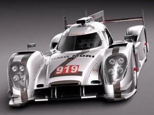 Porsche 919 Hybrid 2014 3D Model