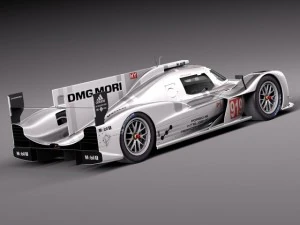 Porsche 919 Hybrid 2014 3D Model