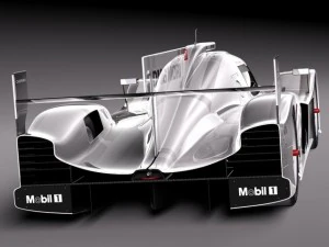 Porsche 919 Hybrid 2014 3D Model