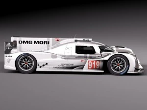 Porsche 919 Hybrid 2014 3D Model