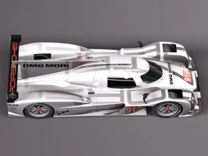 Porsche 919 Hybrid 2014 3D Model