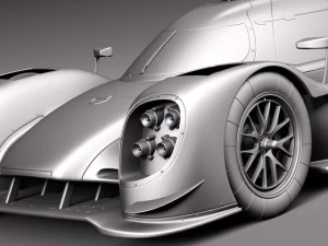 Porsche 919 Hybrid 2014 3D Model