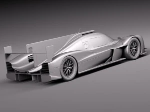 Porsche 919 Hybrid 2014 3D Model