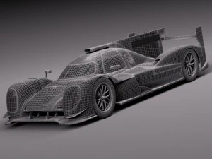Porsche 919 Hybrid 2014 3D Model