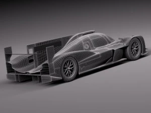 Porsche 919 Hybrid 2014 3D Model