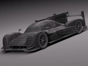 Porsche 919 Hybrid 2014 3D Model