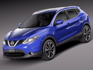 Nissan Qashqai 2014 3D Model