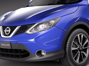 Nissan Qashqai 2014 Modelo 3D