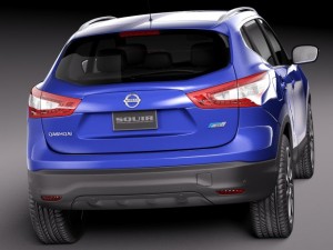 Nissan Qashqai 2014 Modelo 3D