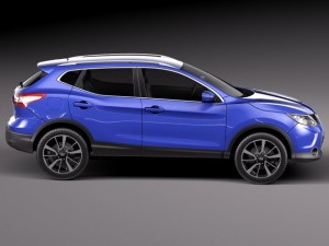 Nissan Qashqai 2014 Modelo 3D