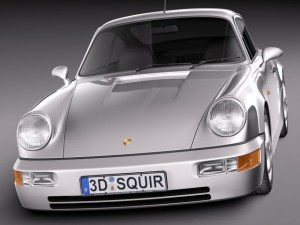 Porsche 911 964 Carrera 1990 3D Model