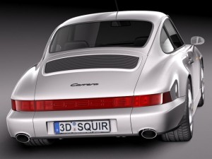 Porsche 911 964 Carrera 1990 3D Model