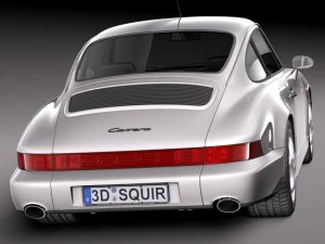 पोर्शे 911 964 कैरेरा 1990 3D मॉडल