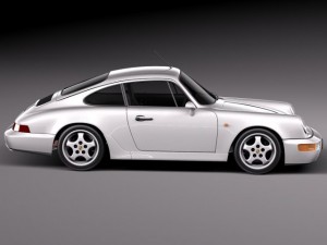 Porsche 911 964 Carrera 1990 3D Model