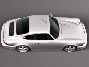 Porsche 911 964 Carrera 1990 3D Model