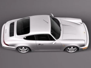 पोर्शे 911 964 कैरेरा 1990 3D मॉडल