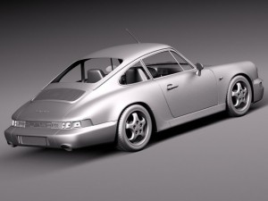 Porsche 911 964 Carrera 1990 3D Model