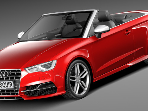 Audi S3 Cabriolet 2015 3D Modell