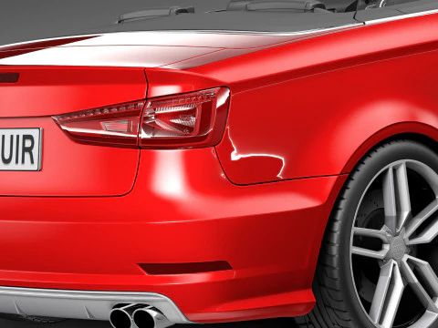 Audi S3 Cabriolet 2015 3D Model