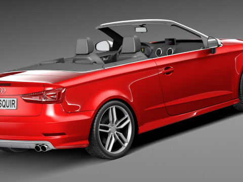 Audi S3 Cabriolet 2015 3D Modell