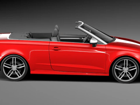 Audi S3 Cabriolet 2015 3D Model