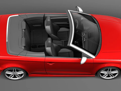 Audi S3 Cabriolet 2015 3D Model