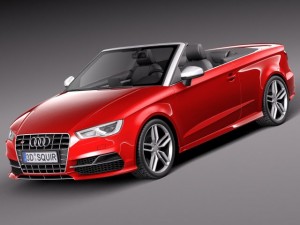 Audi S3 Cabriolet 2015 3D Model