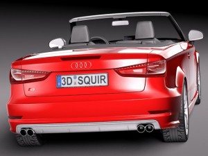 Audi S3 Cabriolet 2015 3D मॉडल
