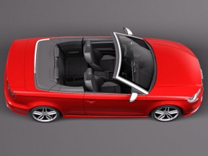 Audi S3 Cabriolet 2015 3D मॉडल