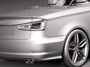 Audi S3 Cabriolet 2015 3D मॉडल