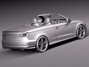 Audi S3 Cabriolet 2015 3D मॉडल