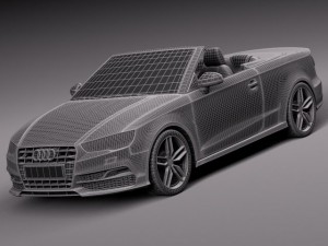 Audi S3 Cabriolet 2015 3D मॉडल