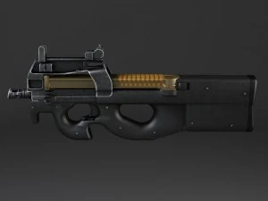 FN P90 Submachine 3D Model