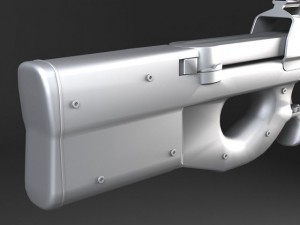 FN P90 Submachine 3D 모델