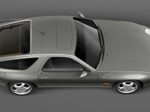 Porsche 928 GTS 1992-1995 3D Model
