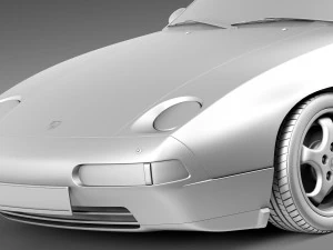 Porsche 928 GTS 1992-1995 3D Model