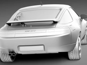 Porsche 928 GTS 1992-1995 3D Model