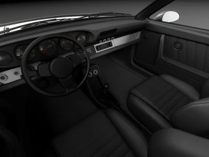 Porsche 928 GTS 1992-1995 3D Model