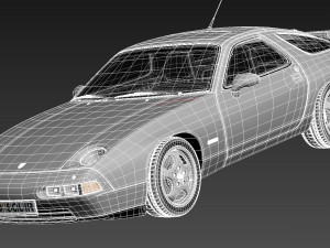 Porsche 928 GTS 1992-1995 Modelo 3D
