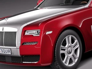 RollsRoyce Ghost Series II 2015 3D Model
