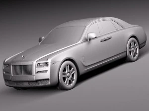 RollsRoyce Ghost Series II 2015 3D Model