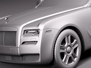 RollsRoyce Ghost Series II 2015 3D Model