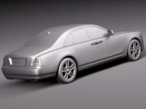 RollsRoyce Ghost Series II 2015 3D Model