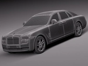 RollsRoyce Ghost Series II 2015 3D Model