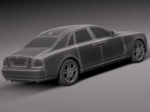 RollsRoyce Ghost Series II 2015 3D Model