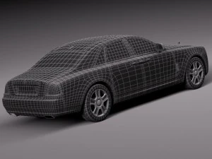 RollsRoyce Ghost Series II 2015 3D Model