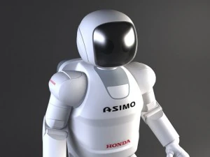 Honda Asimo Robot Rigged 3D Model